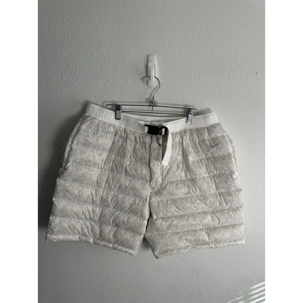 Nike x‎ Tom Sachs Men's White Quilted Shorts Size XL Down Filled Rare